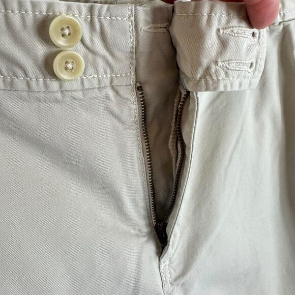 Eddie Bauer Mercer Fit Cotton Light Tan Lightweight Shorts Pockets Size 12 Tall - Picture 3 of 7